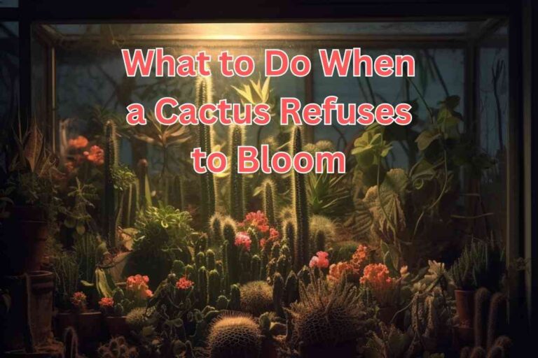 What to Do When a Cactus Refuses to Bloom: Expert Advice