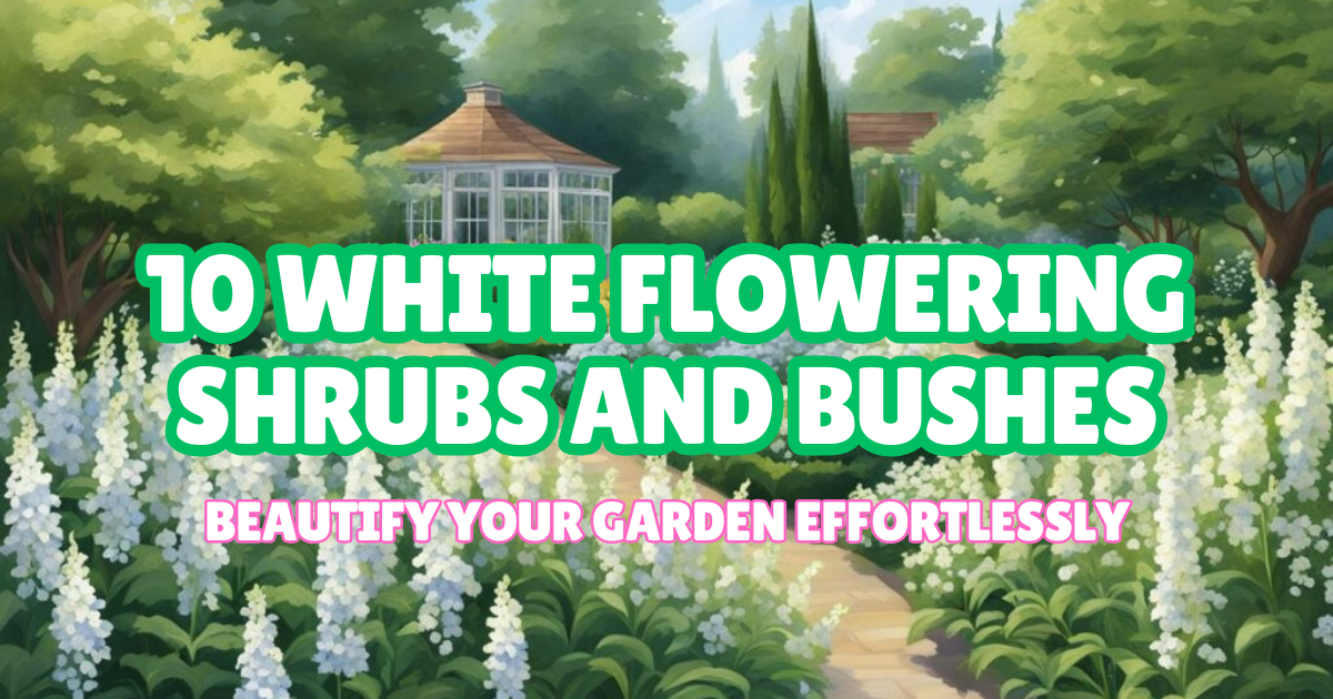Beautify Your Garden Effortlessly with 10 white flowering shrubs and bushes