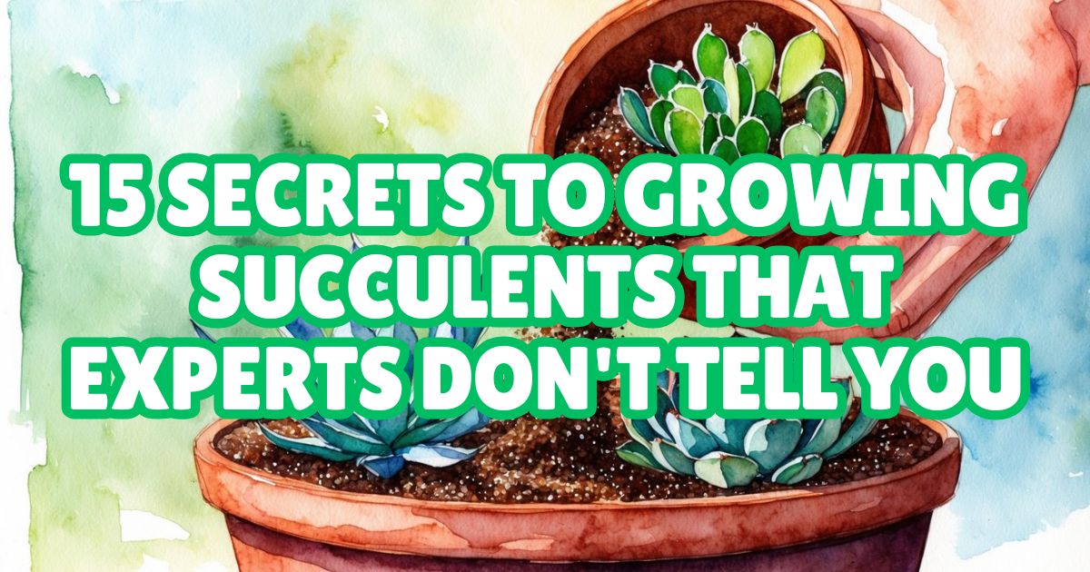15 Secrets to Growing Succulents That Experts Don't Tell You