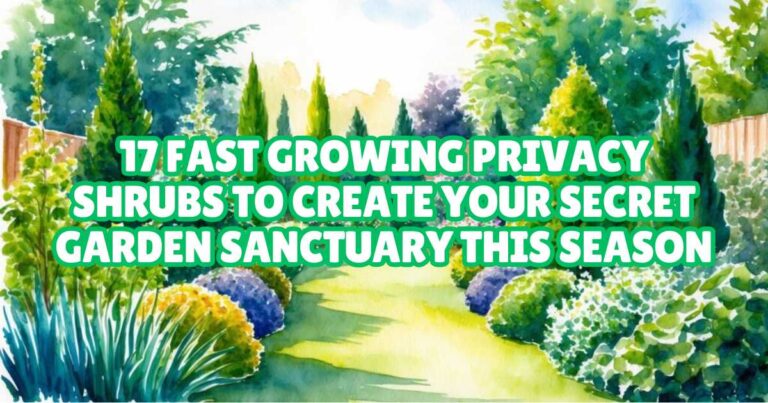 17 Fast Growing Privacy Shrubs to Create Your Secret Garden Sanctuary This Season