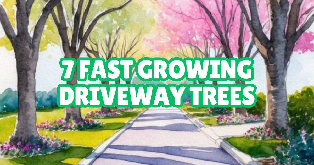 7 fast growing trees to line a driveway