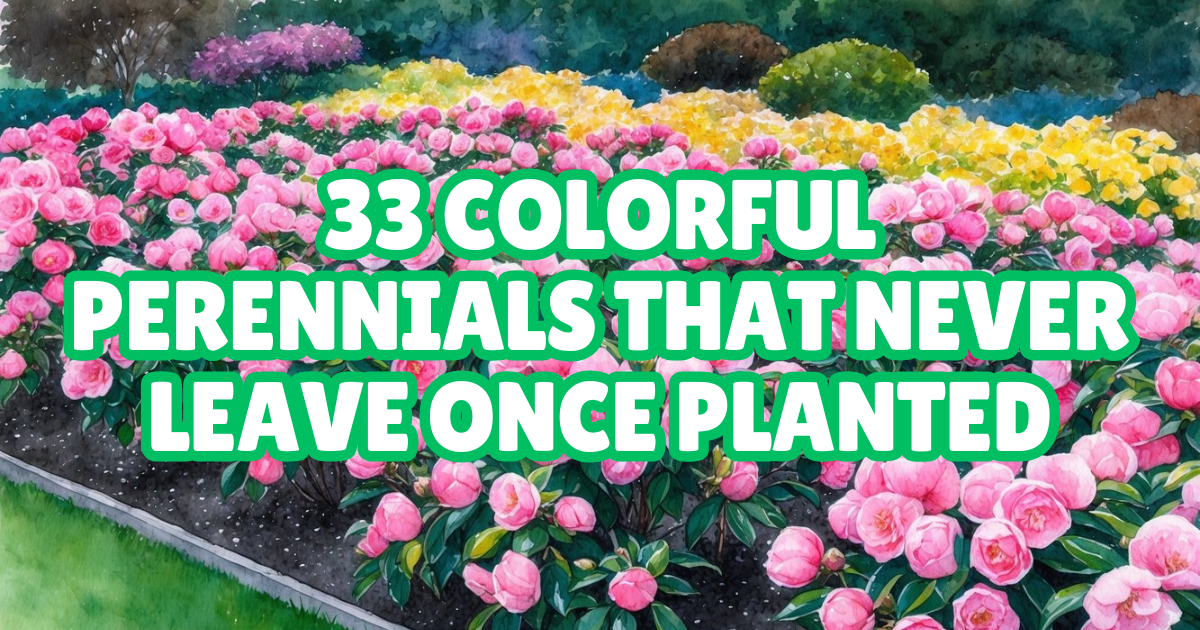 33 Colorful Perennials That Never Leave Once Planted